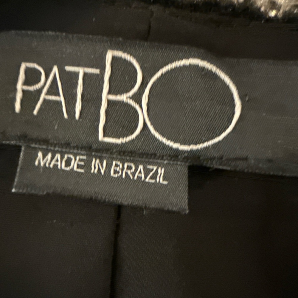 PatBO Cut Out Women’s Mini Dress With Rhinestone Trim Black Sz 12 Formal M26 - Picture 9 of 15